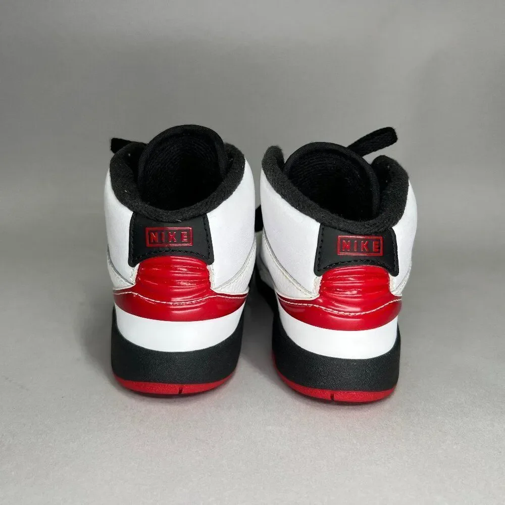 Jordan 2‎ Retro OG Chicago Shoes Youth Size 10C White Leather Air Jordan Retro